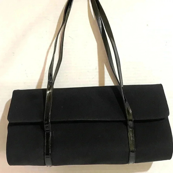 Stuart weitzman black nylon handbag